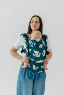 Nosidełko LennyUpGrade PRO z tkaniny żakardowej,100% wiskoza bambusowa, rozmiar standard - BIRDY - SKYWARD