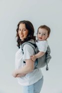 Nosidło Klamrowe Onbuhimo PRO z tkaniny żakardowej (54% jedwab, 46% bawełna), rozmiar Standard - LITTLE LOVE - MUNA