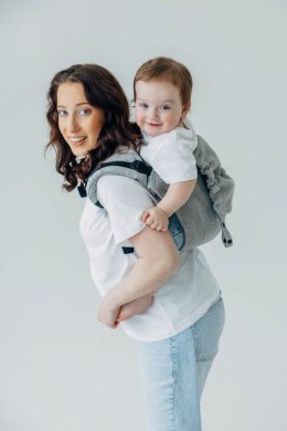 Nosidło Klamrowe Onbuhimo PRO z tkaniny żakardowej (54% jedwab, 46% bawełna), rozmiar Toddler - LITTLE LOVE - MUNA
