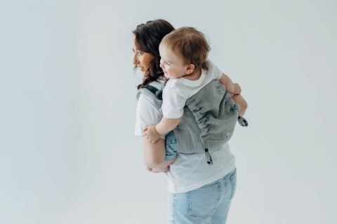 Nosidło Klamrowe Onbuhimo PRO z tkaniny żakardowej (54% jedwab, 46% bawełna), rozmiar Toddler - LITTLE LOVE - MUNA