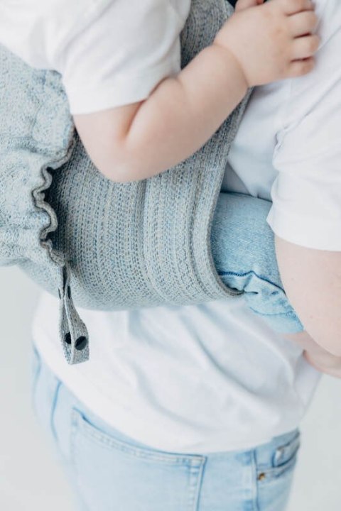Nosidło Klamrowe Onbuhimo PRO z tkaniny żakardowej (54% jedwab, 46% bawełna), rozmiar Toddler - LITTLE LOVE - MUNA
