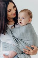 Żakardowa chusta do noszenia dzieci (54% jedwab, 46% bawełna) - LITTLE LOVE - MUNA - rozmiar M