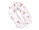 Bobono Poduszka ciążowa Longer dla kobiet w ciąży do spania + zdejmowana poszewka - Blossom Fairies