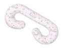 Bobono Poduszka ciążowa typu C dla kobiet w ciąży do spania karmienia + zdejmowana poszewka - Little Swans