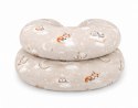 Bobono Poduszka ciążowa typu C dla kobiet w ciąży do spania karmienia+ zdejmowana poszewka Twinkle Woodland