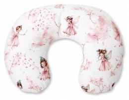 Bobono Poduszka rogal do karmienia fasolka + zdejmowana poszewka - Blossom Fairies