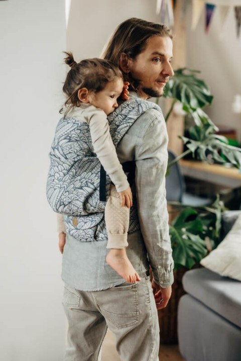 Nosidełko LennyLight z tkaniny żakardowej 100% bawełna , rozmiar standard - WOLNY DUCH - NIKE