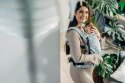 Nosidełko LennyLight z tkaniny żakardowej 100% bawełna , rozmiar standard - WOLNY DUCH - NIKE