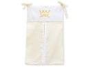 Bobono Przybornik- Torba na pampersy- Little Prince/Princess kremowe