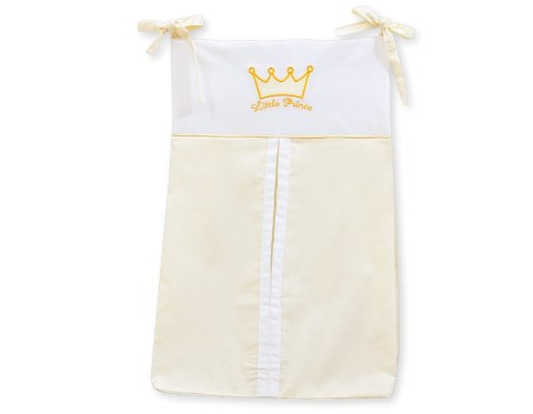 Bobono Przybornik- Torba na pampersy- Little Prince/Princess kremowe