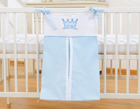 Bobono Przybornik- Torba na pampersy- Little Prince/Princess niebieskie