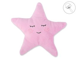 Bobono Poduszka Little STAR z grzechotką- różowa