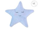Bobono Poduszka przytulanka z minky Little STAR z grzechotką - niebieska