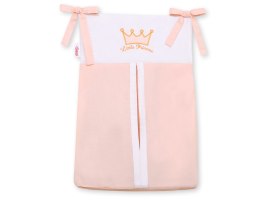 Bobono Przybornik- Torba na pampersy- Little Prince/Princess pudrowy róż